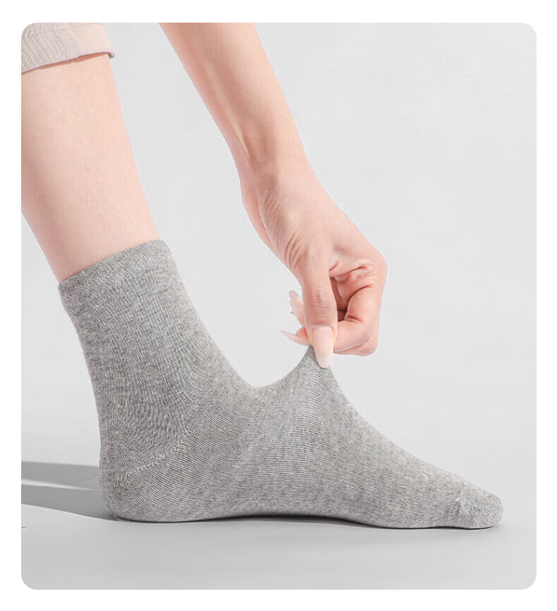 LEEME.ME Limi Socks for Men, Spring Disposable Socks, Travel Daily Mid-Calf Socks, Comfortable Business Trip Socks 5