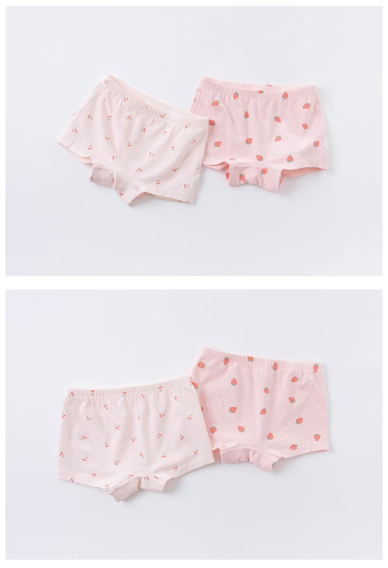DAVE & BELLA Girls' Underwear, Baby Spring And Autumn Shorts, Children's Clothing, Girls' Non-Wedging PP, Soft Pants for Kids, Two-Pack 9