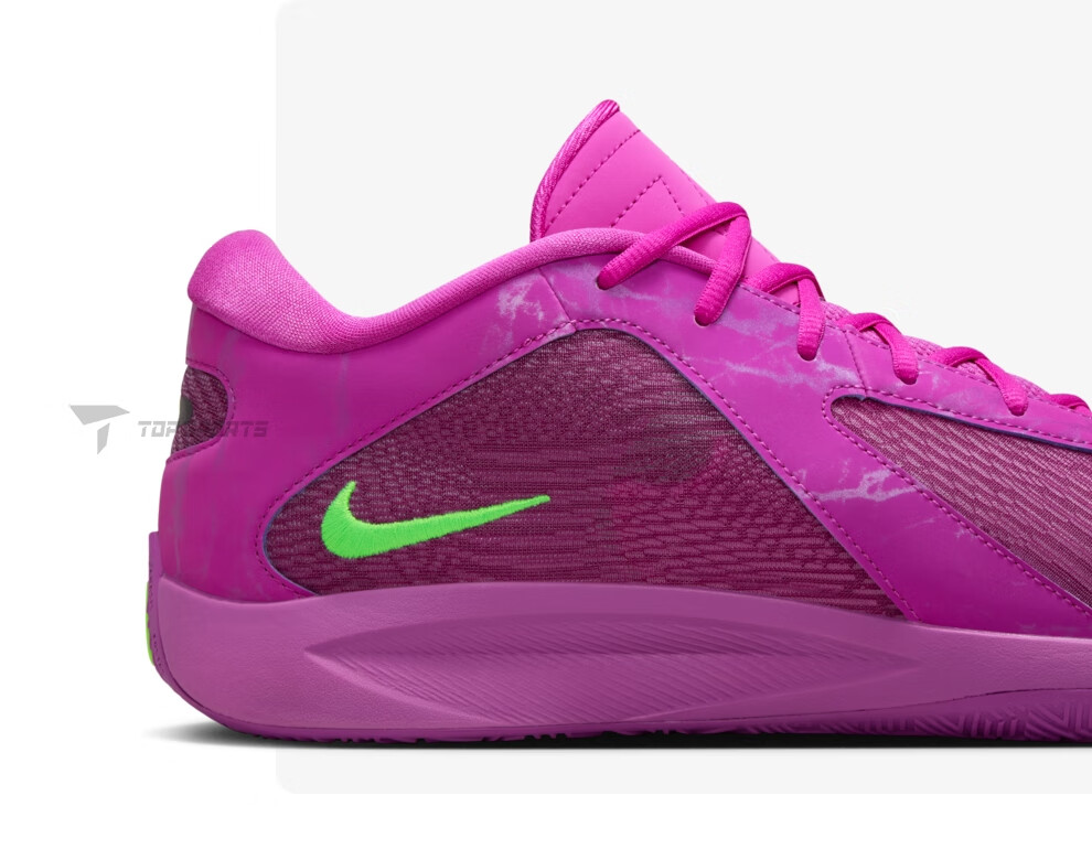 NIKE Men's Basketball Shoes GIANNIS FREAK 6 EP Sneakers FJ7807-500, Purple And Green, Size 40 2