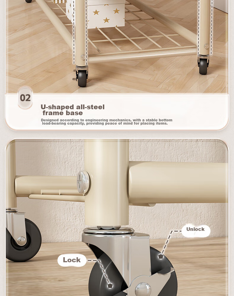 Shunyou Coat Rack, Floor-Standing Clothes And Hat Stand, Bedroom And Living Room Movable Drying And Storage Rack, 120CM, SY-309 15