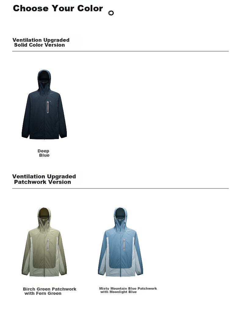 Bananain [Wang Yibo's Choice] Liangpi 502 UV Pro Unisex Quick-Dry Hard-Core Sun Protection Jacket Breathable Outerwear New 34