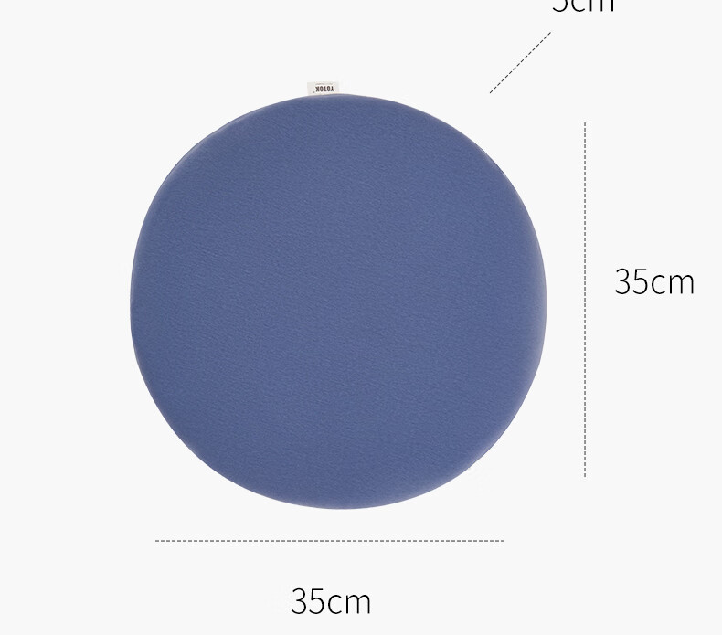 Youtengyouju YOTOK (Japan) Genuine Memory Foam Round Seat Cushion, Tatami Mat, Stool Pad, Floor Mat 5