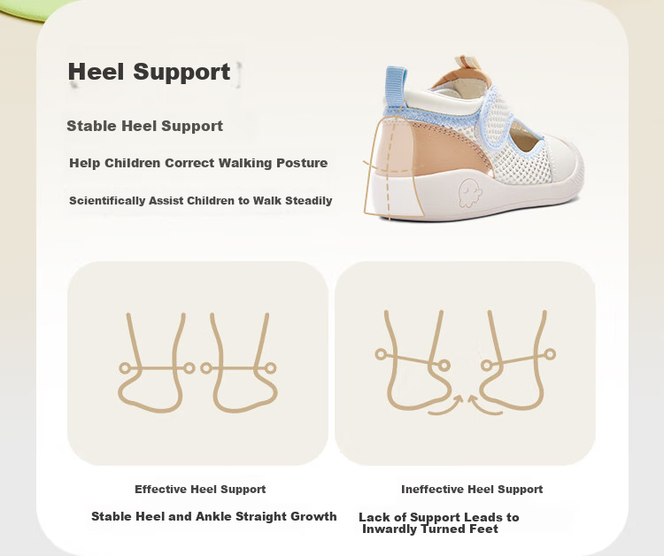 BALABALA Children's Shoes, Baby Walking Shoes, Kids Sandals, Infant Shoes, Girls' Summer New Style Breathable Mesh 3