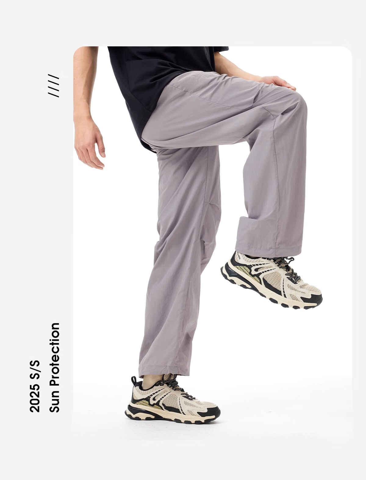 CAMEL Cargo Pants for Women, Spring And Summer Paratrooper Pants, Outdoor Sun Protection Cool-Feeling Quick-Dry Casual Pants for Men A24CZ01776C 17