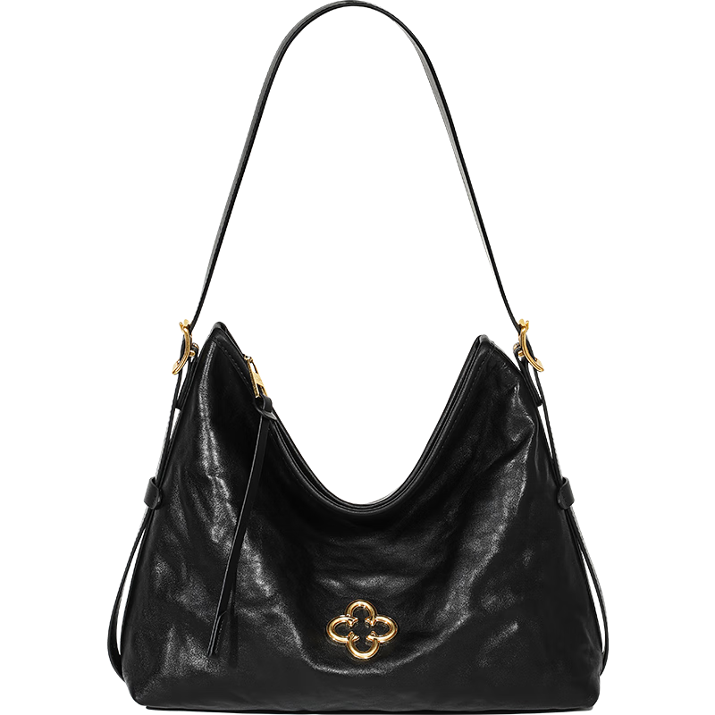CASSILE [Celebrity Style] Cassile Tote Bag for Women, Vegetable Tanned Leather Light Luxury Crossbody Hobo Bag, Birthday Gift