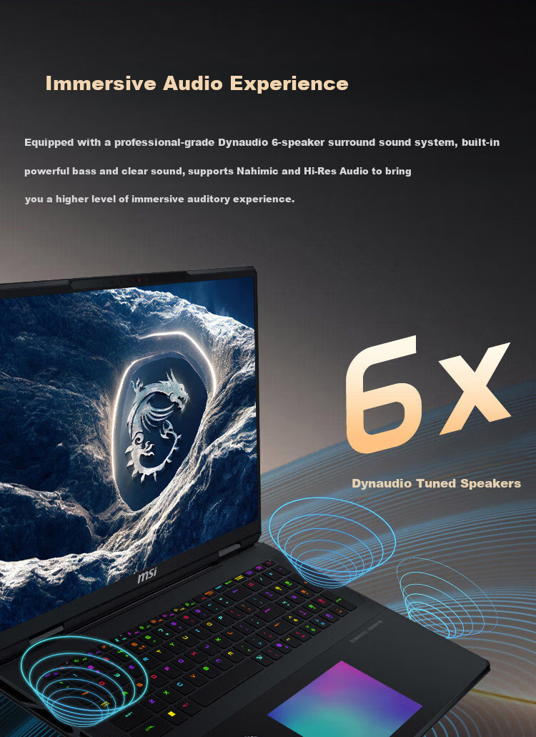 MSI Titan 18 Ultra Dragon Soul Limited Edition 2026 18-inch Gaming Laptop (U9 290HX Plus RTX 5090 96GB 4TB 4K/240Hz) 20