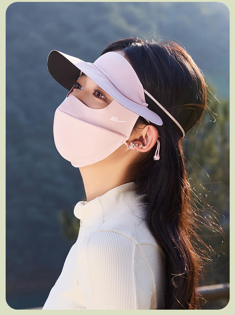 Nanjiren 2025 New Black Vinyl Sun Protection Hat for Women, Open-Top UV Shield Face Mask Sunshade Hat, Fashionable Summer Sun Hat for Women 18