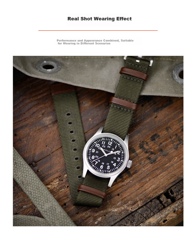Hamilton Khaki Field Manual Wind-Up Mechanical Watch, Swiss Watch, "Sonic the Hedgehog" Movie Editio 5