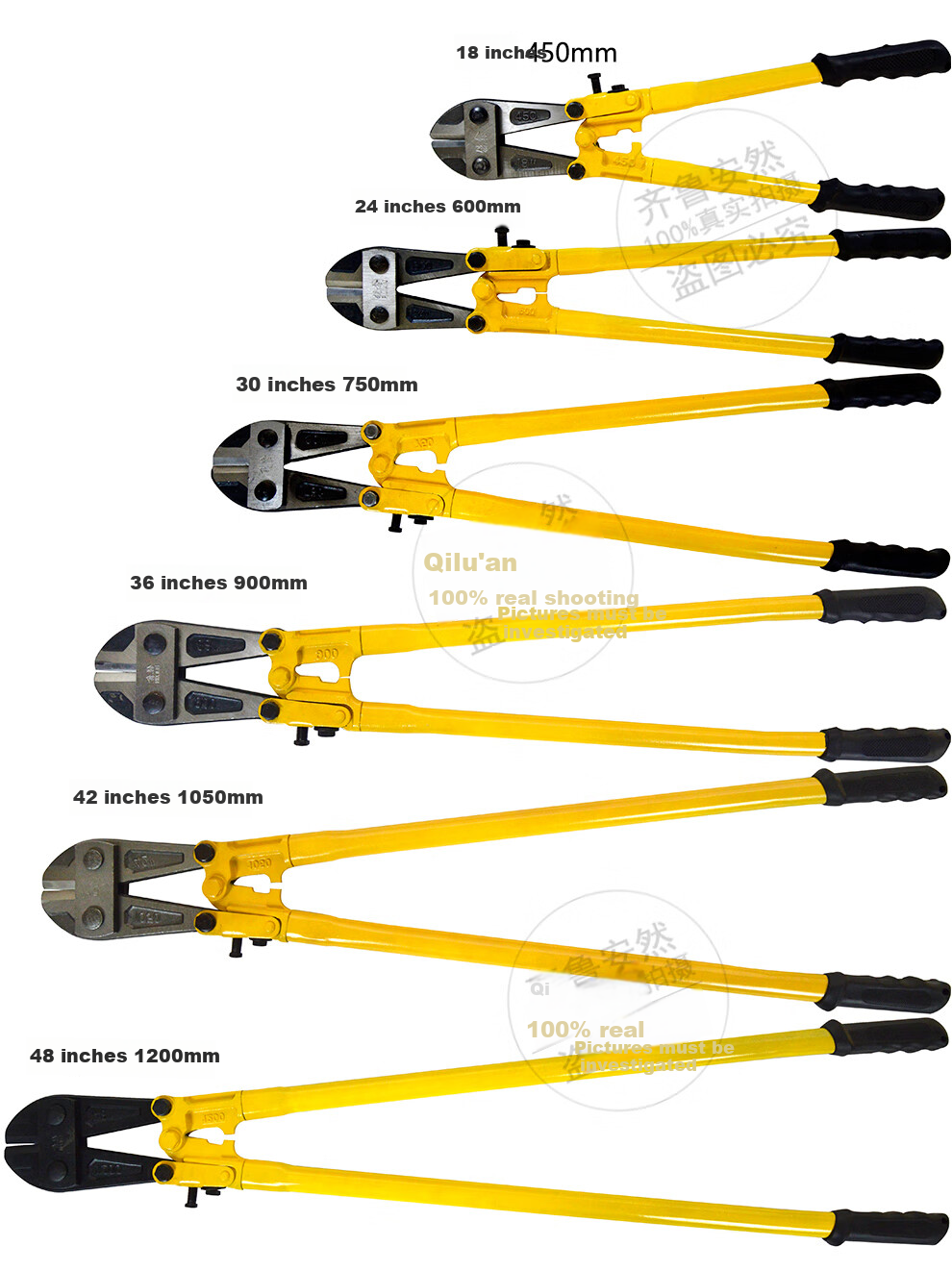 QL Wire Cutter, Rebar Cutter, Steel Wire Cutter, Iron Wire Cutter, Wire Cutting Pliers, Lock Cutter, 18 Inches 7