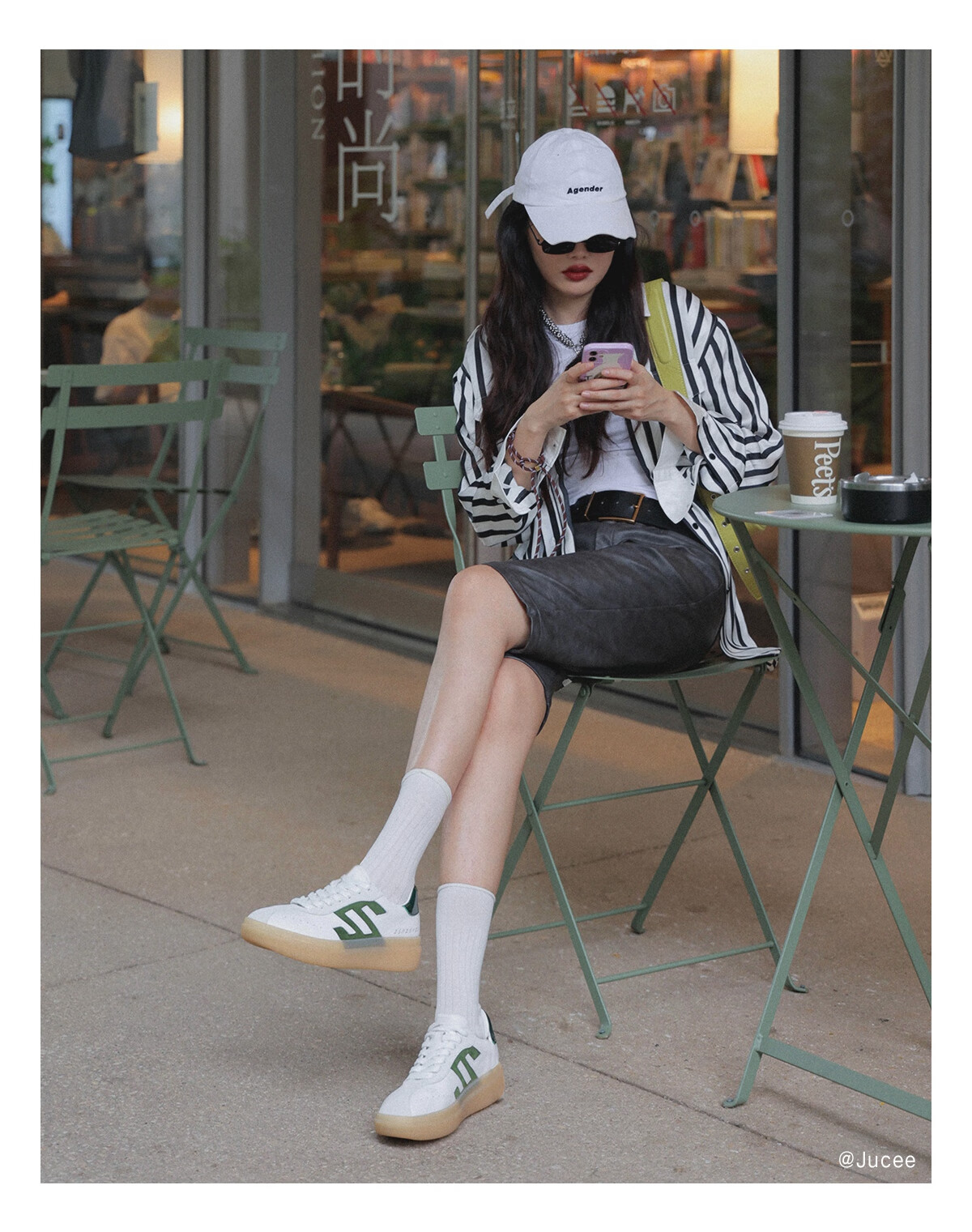 Sasa Su [Celebrity Edition] Spring Summer Thick Sole Sports Casual Sneakers Women Retro Military Training Shoes Macaron ZA65151-30 14