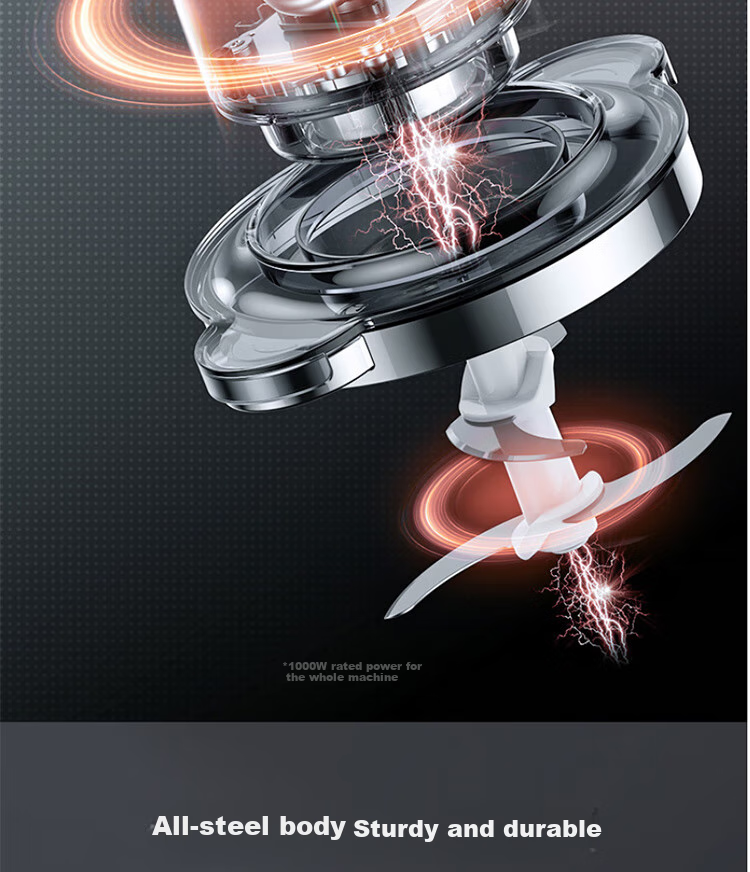 Joyoung Home Use 5L Large Capacity Meat Grinder, Double-Layer Grinding Blade, Dual-Speed Adjustment, All-Steel Mincer, Meat Mincer S50-LA580 10