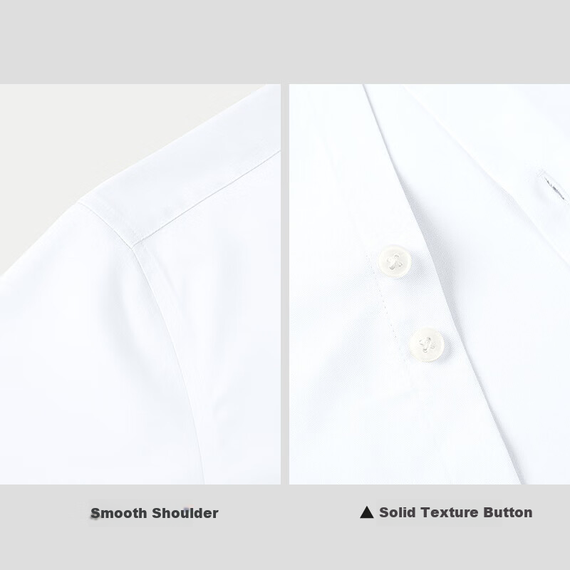 HLA Short-Sleeve Shirt for Men, Summer Lightweight Business Shirt And Large Size Formal Shirt, Bleached White, Size 45, Qixi Festival Gift