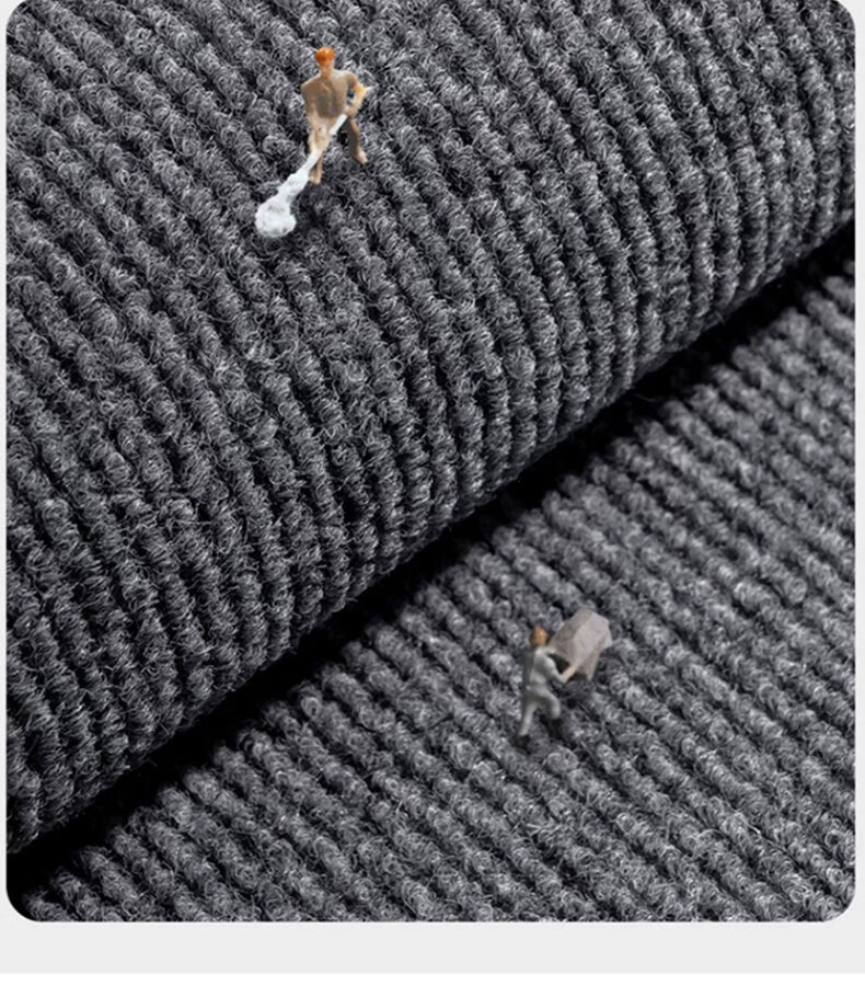Omai Floor Sticker Static-Free Non-Slip No-Glue Carpet Sticker 20x70cm Beige for Living Room Bedroom Stairs Mat 6