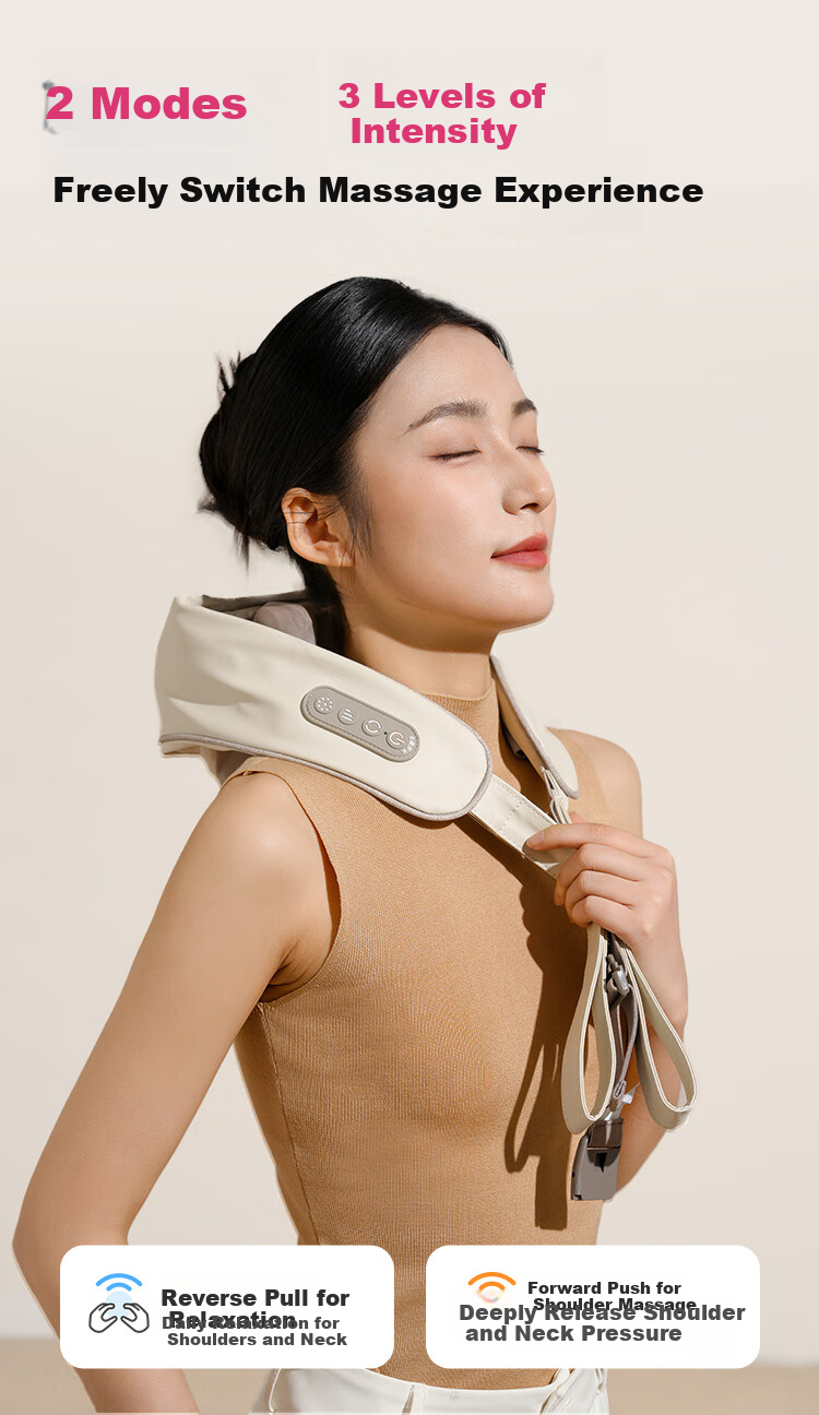 Beici Cervical Massage Device [Mid-Autumn Festival Gift Box], Massage Shoulder Pad, Massager for Trapezius And Neck, Hot Compress Therapy Device, Gift for Boyfriend, Girlfriend, Parents, Or Mother 10