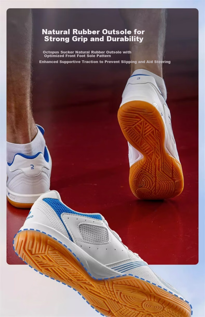 DECATHLON Table Tennis Shoes for Men, Women And Children with Rubber Soles, Breathable Training Tennis Shoes - 4219232 5