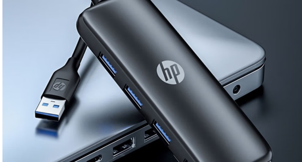 HP CT110c USB Hub, Computer USB Expansion Port, 4-Port USB 2.0 Hub, USB Extension Cable, Black 17