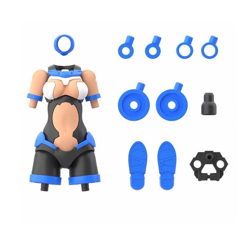 BANDAI Model 30MS Optional Body Parts, Model A03 Color Scheme C Assembly Model 15+, Suitable 3