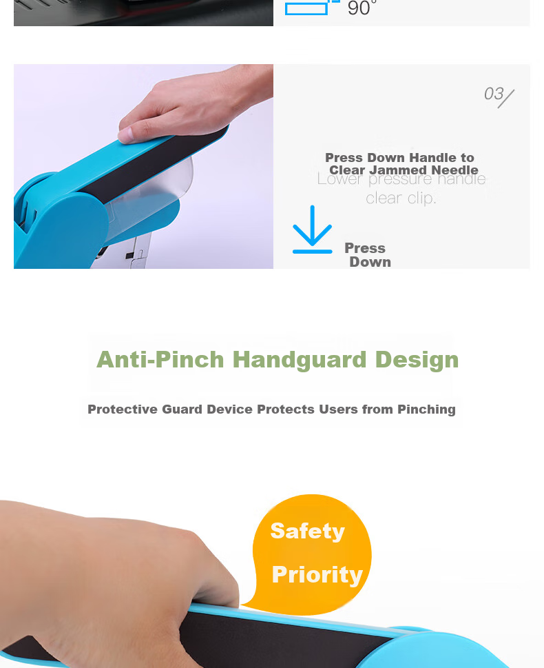 KW-Trio Heavy-Duty Low-Effort Thick Stapler, Large Office Stapler, Extra Thick 23 Series, Can Staple up to 130 Pages 8