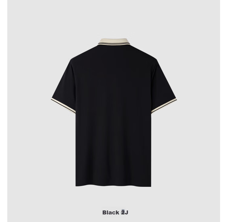HLA Short-Sleeve Polo Shirt for Men, Lightweight Business Casual Stylish Cool-Feeling Short-Sleeve Shirt for Summer 7