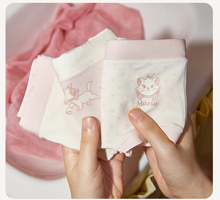 Gukoo Modal Women's Underwear Spring Summer Marie Cat Collaboration New Pure Cotton Crotch Ladies Underwear Set L 16
