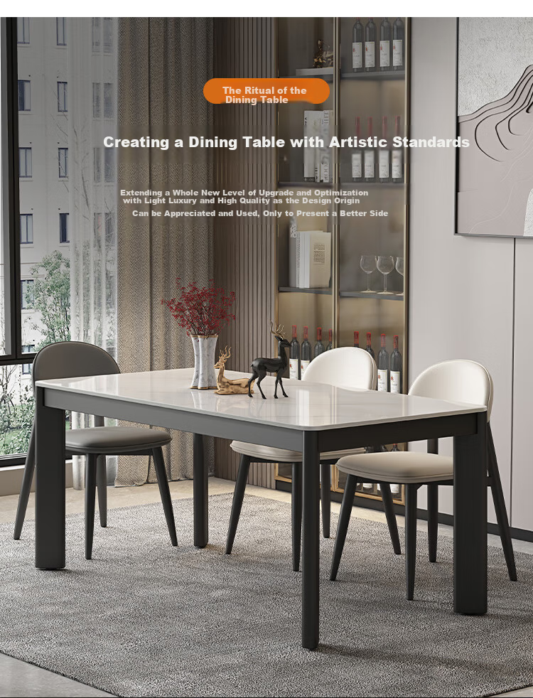 Shidaijiaju Minimalist Nordic Dining Chair, Modern Simple Home Desk Chair with Backrest, High-End Makeup Chair, Gray, Set of 2 9