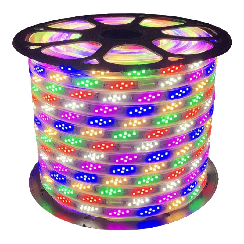 JingYunCan LED Marquee Light Strip Spring Festival Outdoor Decorative Colorful Flowing Soft LED Strip Waterproof Frostproof Color Changing Neon Flashing Sign Rainproof Set 96 Beads 20 Meters