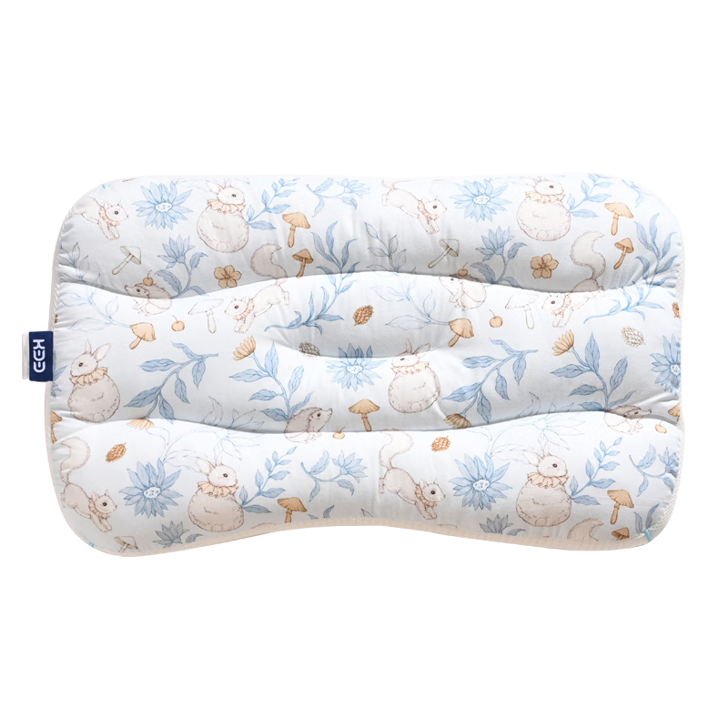 COBOBABY Children's Pillow for Ages 6-12, Zoned Neck Support Pillow, Youth Growth Student Pillow, Breathable Sweat-Wicking All-Season Use