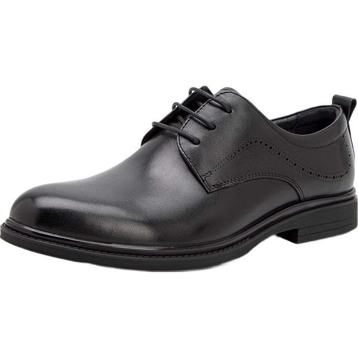Bata Formal Shoes for Men, Spring And Autumn Breathable Cowhide Sheepskin Brogue Business Commute Wedding Shoes