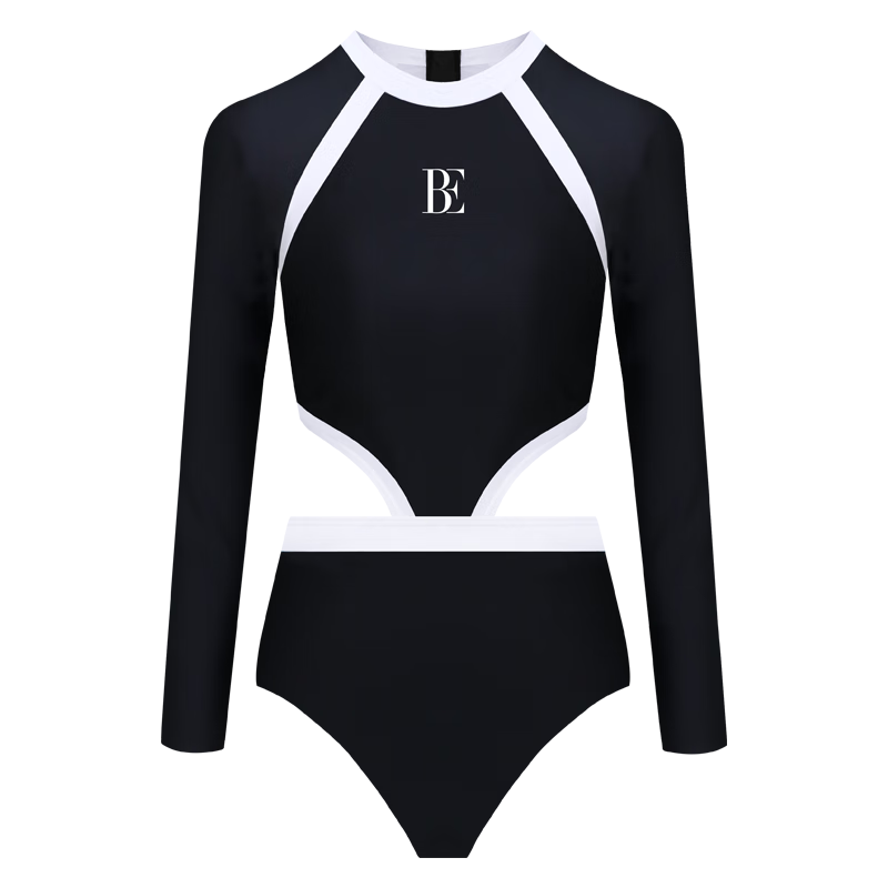 BALNEAIRE Fashion Triangle Swimsuit for Women, Beach Vacation Hot Spring Waist-Cinching Slimming Sun Protection Sexy 61476 L