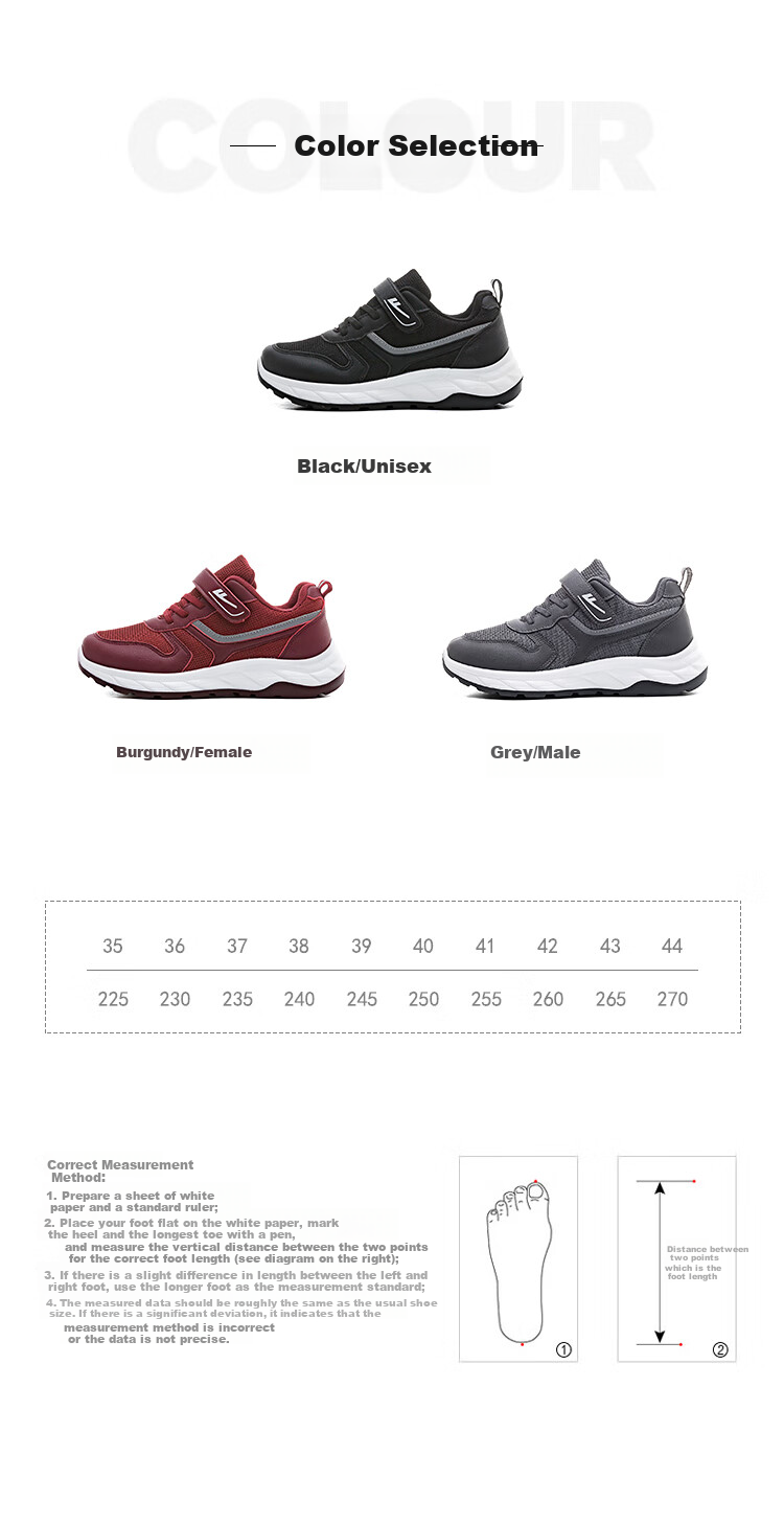Huili Women's Shoes, Elderly Women's Shoes, Summer 2026 Mother's Day Gift, Versatile Mom Shoes, Wine Red, Size 37 (235mm) 6