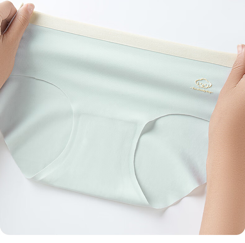 LangSha Children's Underwear, Girls' Ice Silk Thin Summer Triangle Panties, Antibacterial Seamless Breathable Solid Color Developmental Shorts for Older Childre 16