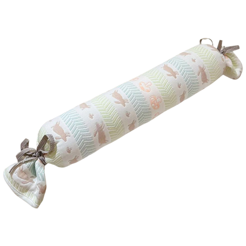 YAZAN Buckwheat Core Candy Pillow, Comforting Pillow, Stable Fixed Type, Suitable for Ages 0-6, Removable And Washable Hugging Pillow, Sleep Aid Backrest, Classic Running Rabbit Desig