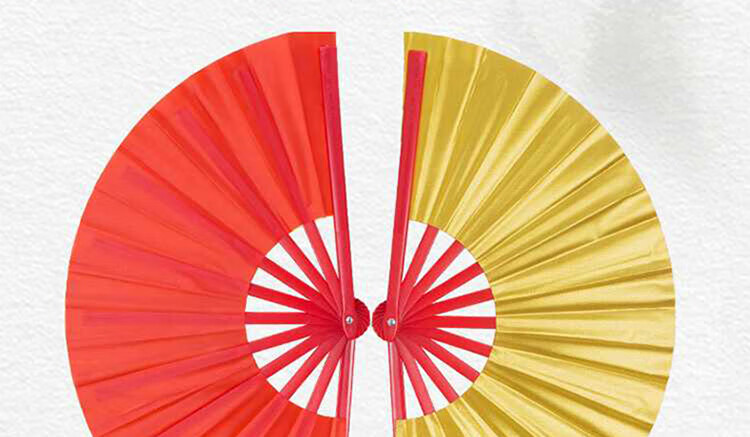 Extreme Space Folding Fan Kung Fu Fan Martial Arts Performance Dance Fan Birthday Gift Chinese Style One Foot Double-Sided Tai Chi Fan 3
