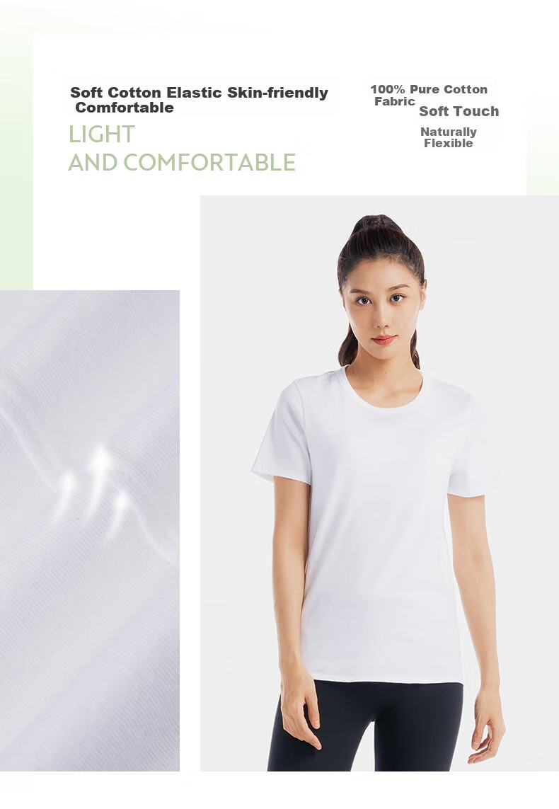 DECATHLON Sports T-Shirt, Breathable Solid Color Casual Short-Sleeve Loose-Fitting Running Fitness Top 5036051 2