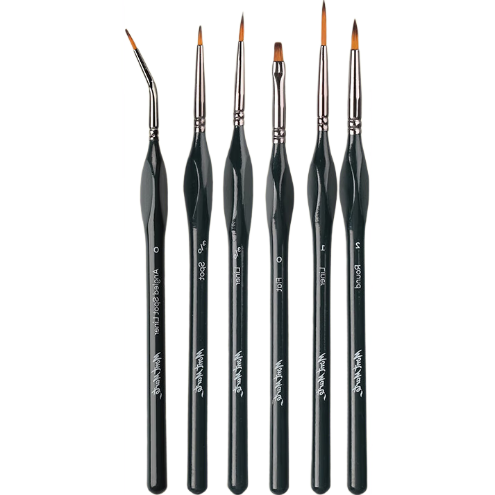 Mont Marte Line Drawing Pen, Painting Brush, Line Drawing Pen, Art Drawing Paint Brush, Outlining Pen, Edge Drawing Pen Set, Commonly Used 6 Pcs MM-GXBTZ Sketching, Marker Painting