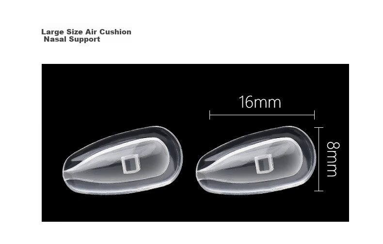 SooGree Eyeglass Nose Pads, Air Cushion Bag, Rubber-Coated Metal Core, Comfortable Non-Slip Accessories, Repair Tool Kit GP005 20
