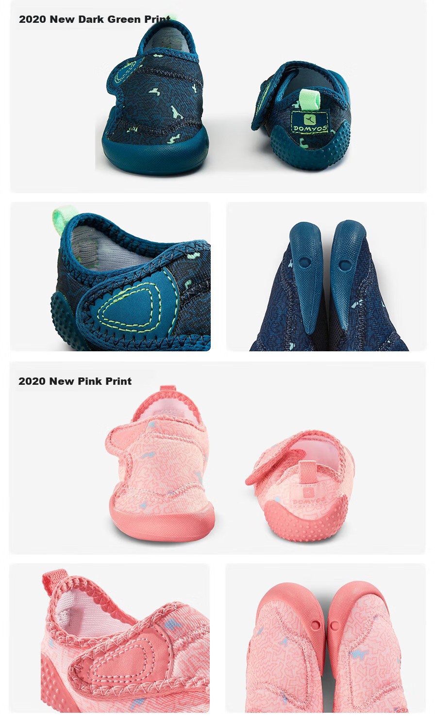 DECATHLON Baby Spring Walking Shoes with Soft Soles for Indoor Use, GYMK Royal Blue - 2887438 4