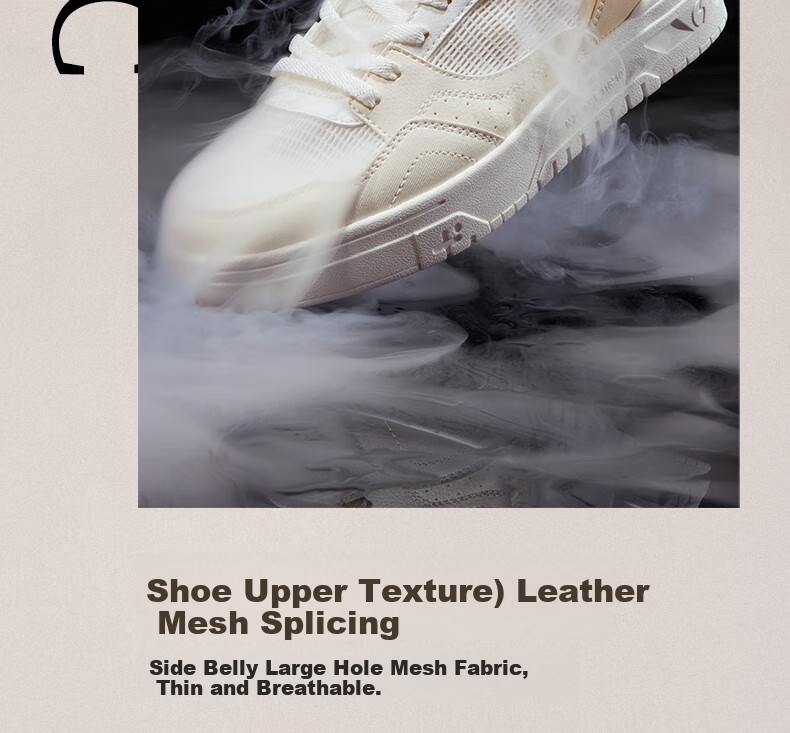 361° Women's Sports Shoes Soda 3 Spring Summer Breathable Retro Thick Sole Casual Sneakers 682616619-4 10