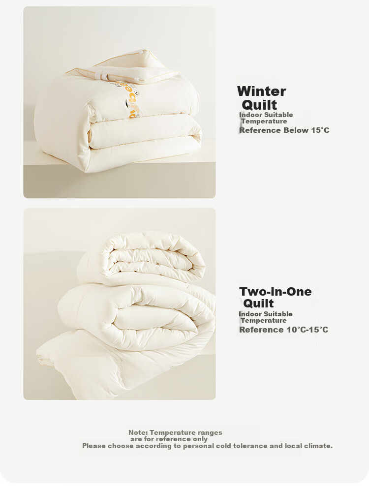 Dohia Home Textile Soybean Quilt, 35% Soybean Fiber All-Season Spring And Autumn Comforter, Approximately 4.8 Jin, 220*240cm 12
