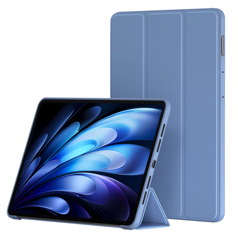 BIAZE Compatible with Vivo Pad5 Pro/iQOO Pad5 Pro 13-Inch Tablet Case, Smart Sleep Foldable Support Protective Cover PB574-Lavender