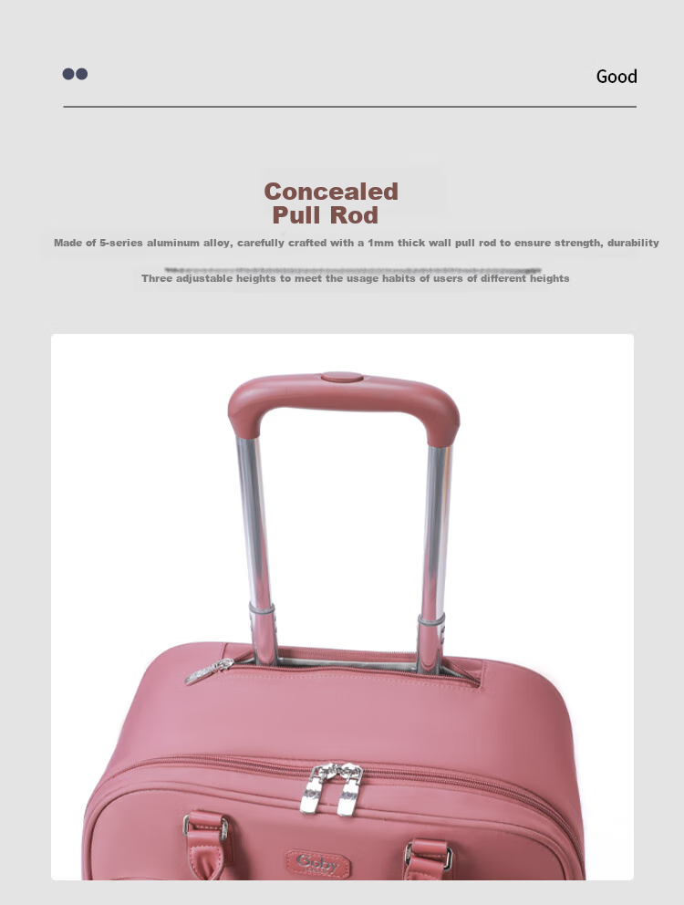 Goby Trolley Suitcase, Small Lightweight Carry-On, Waterproof Luggage, Sapphire Blue, 18 Inches 14