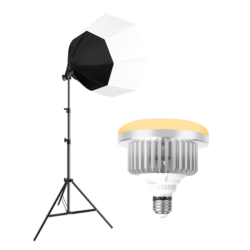 Hakutatz LED Photography Light, Live Streaming Fill Light, Studio Kit, Continuous Soft Light Props Equipment, Octagonal Photo Video Beauty Light, Internet Celebrity Streamer Room