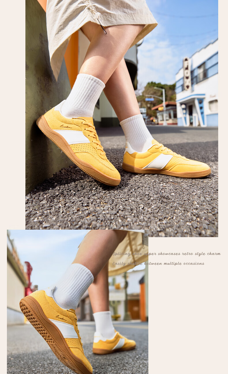 QIAODAN Women's Skateboard Shoes, T-Toe Shoes, Wave Thin-Soled Training Shoes, Sports Skateboard Shoes, Classic Couple Dopamine Outfit 21