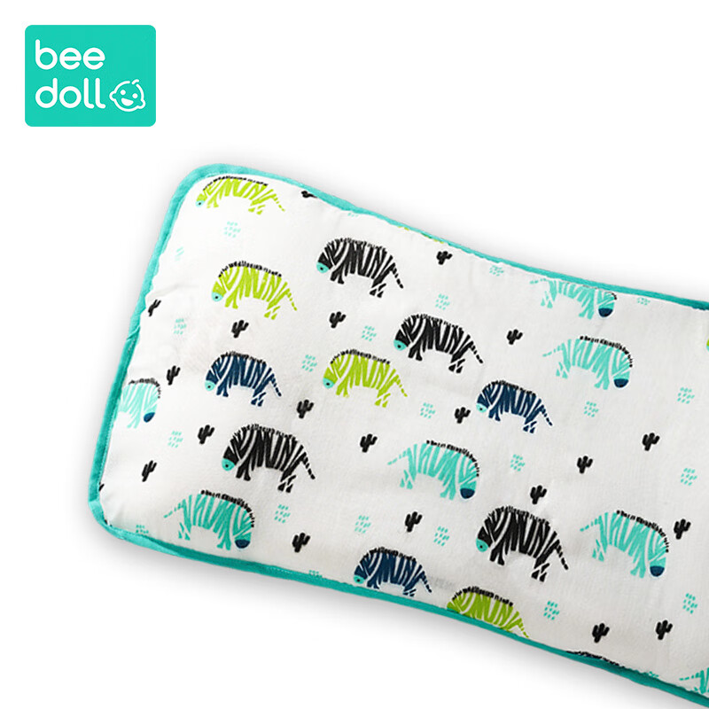 Beedoll Children's Growth Pillow Cover, Summer Skin-Friendly Breathable Gauze Pillowcase, Washable, Small Size Suitable for Stage 1 And Stage 2 Pillows 2
