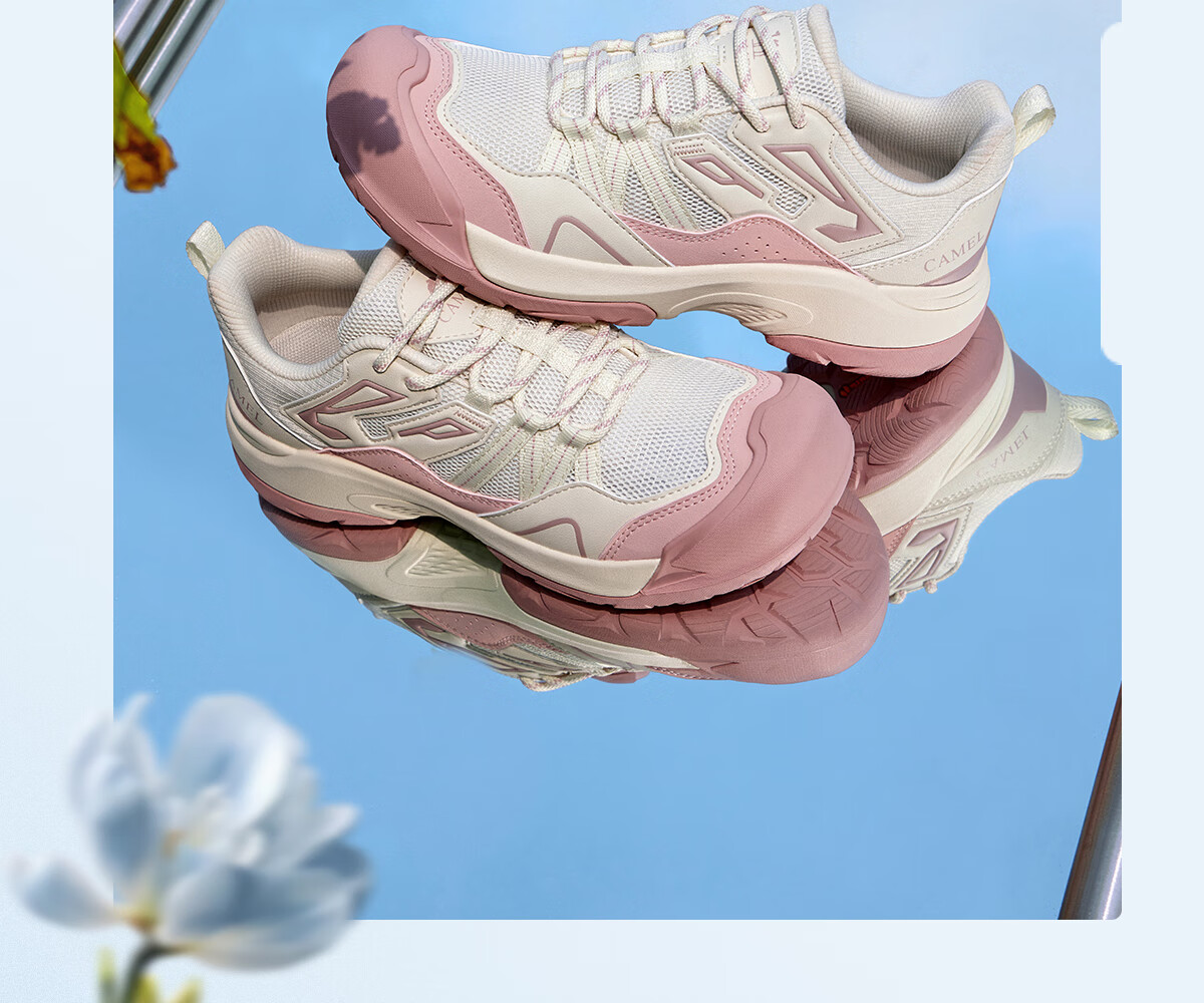 CAMEL Kunlun Mountain 2.0 Outdoor Casual Shoes Spring Men's Hiking Non-slip Wide Toe Cute Sports Shoes for Women 7697 Size 38 4