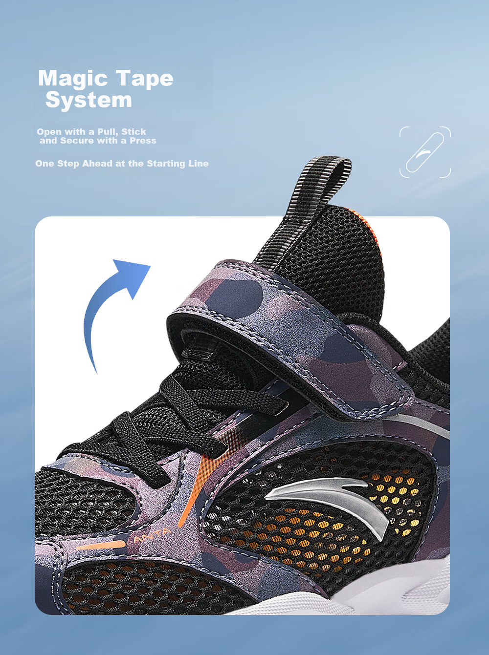ANTA Children's Sports Shoes, Boys' Footwear, Big Kids Breathable Running Shoes, Mesh Running Shoes for Boys, A312425520H 7