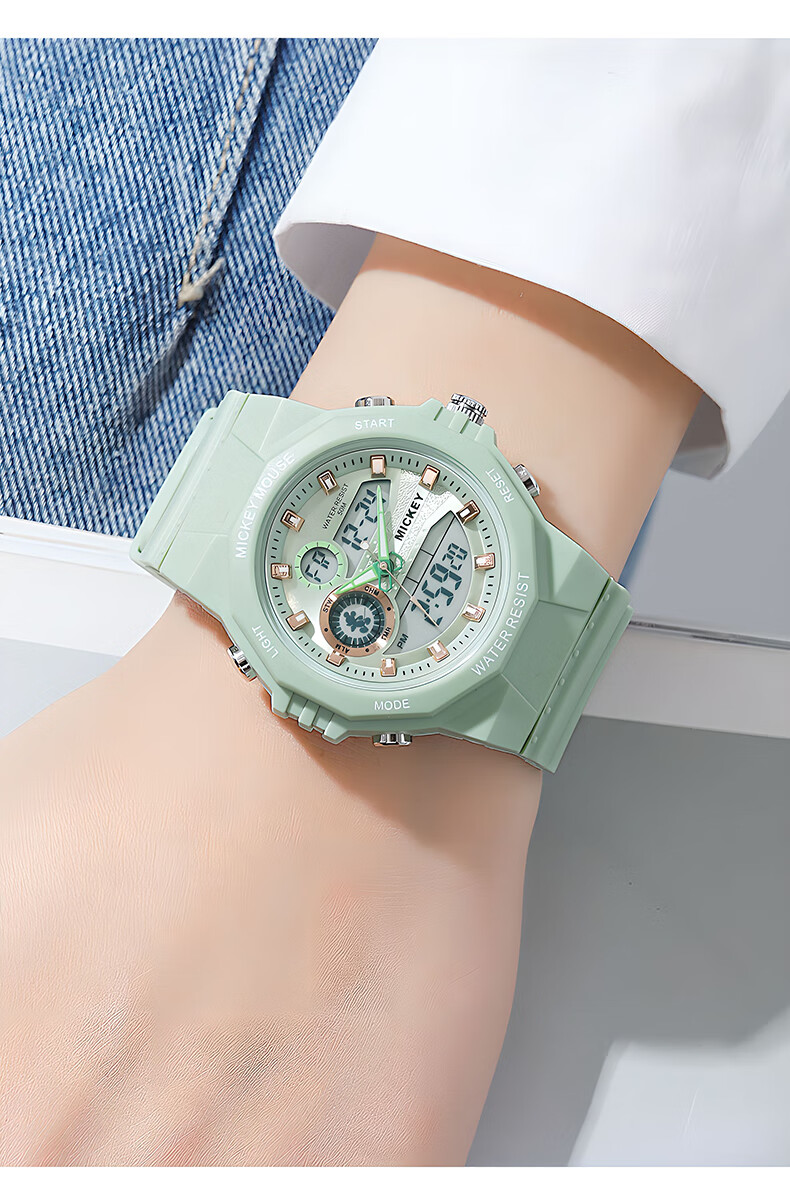 Disney Children's Watch for Female Students, High School Girls, Middle School Girls, Female Teenagers, Elementary School Girls, Electronic Watch for Birthday And Back-To 5