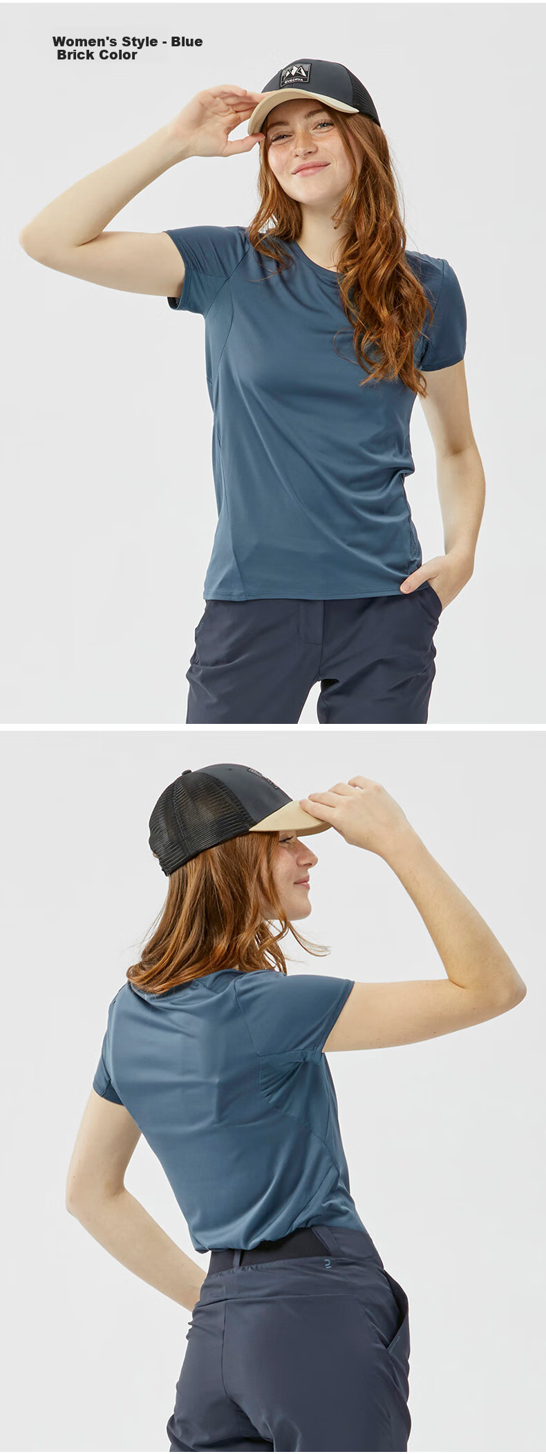 DECATHLON Women's Quick-Dry Sports Outdoor Shirt for Fitness And Running, QUMM Model - Light Purple, Size L - 2497698 13