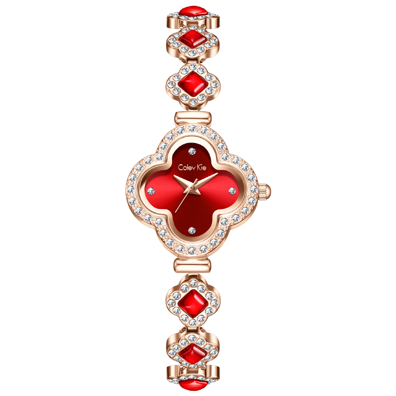 Colevkie Four-Leaf Clover Women's Watch, New Brand Ladies' Watch, Top Ten Light Luxury Niche High-End Birthday Gift