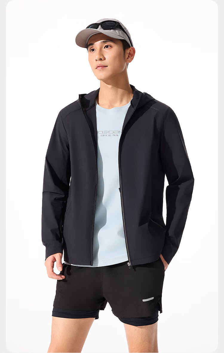 Bosideng Summer Casual Sports Original Yarn Sun Protection Jacket for Men UPF100+ UV Protection Loose Travel Coat 14